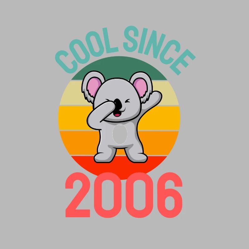 Cool since 2006 Retro Dabbing Koala 16th birthday