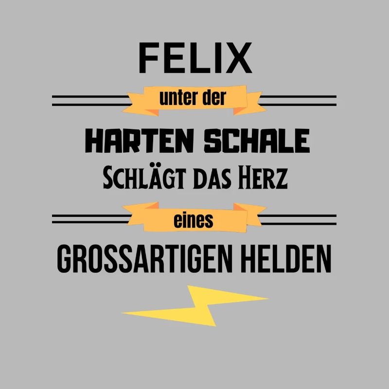 Felix unter harte Schale eines Großartigen Helden