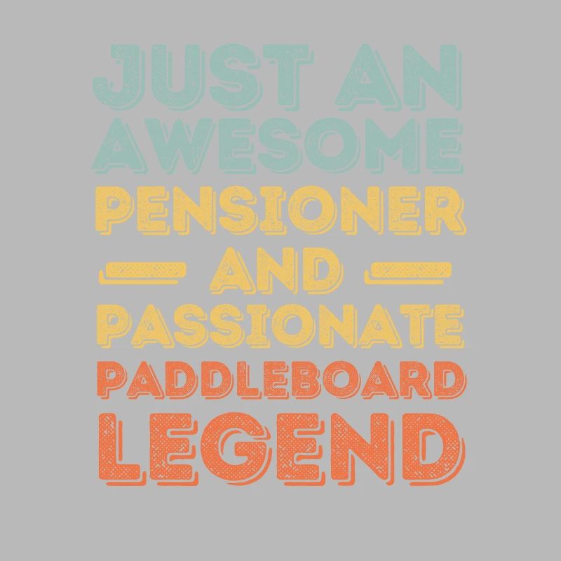 Pensioner Paddleboard retro