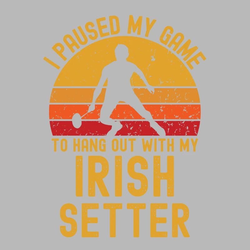 Badminton and Irish Setter