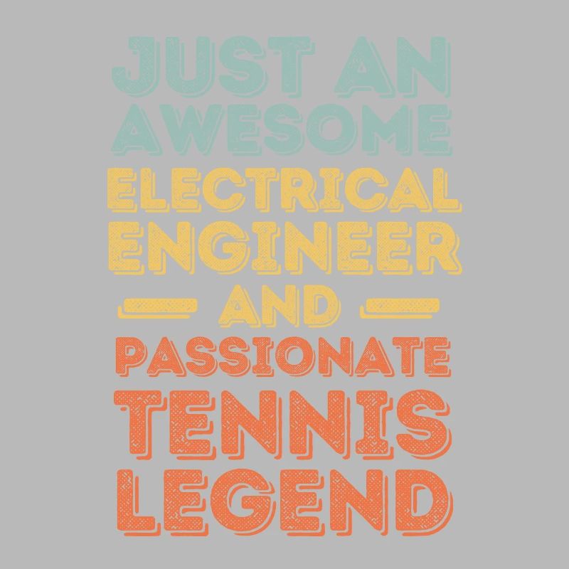 Electrical Engineer Tennis retro