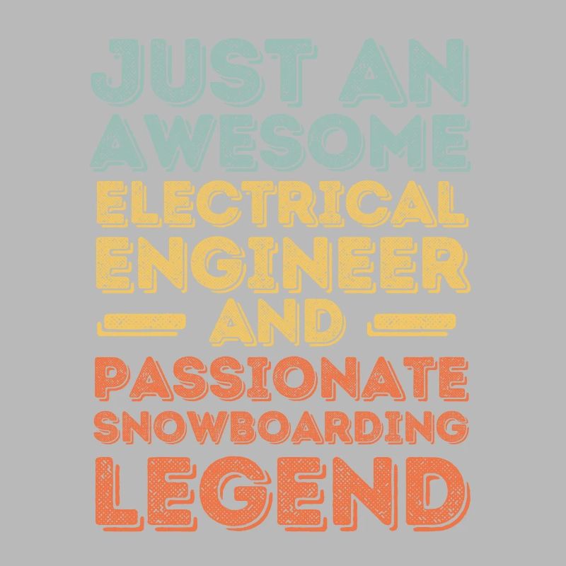 Electrical engineer snowboard retro