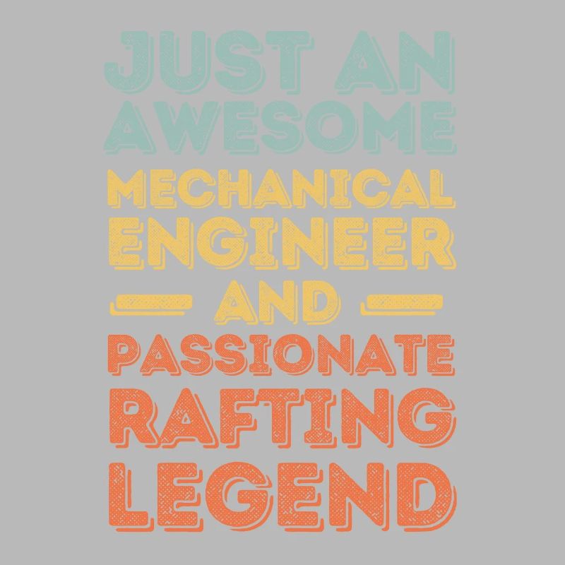 Mechanical Engineer Rafting retro