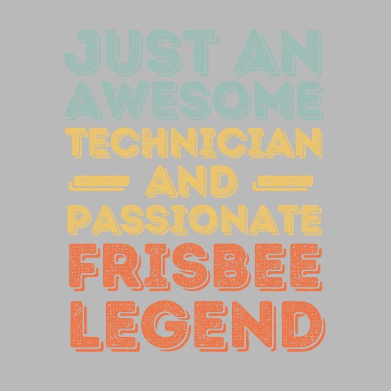 Techniker Frisbee retro