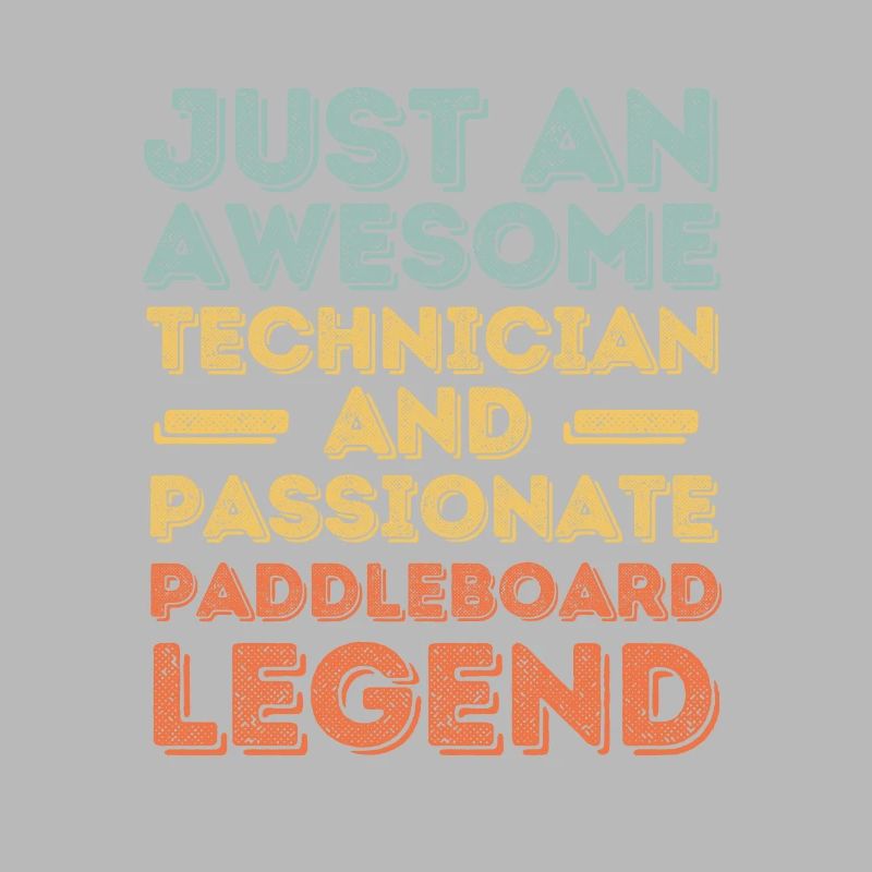 Techniker Paddleboard retro