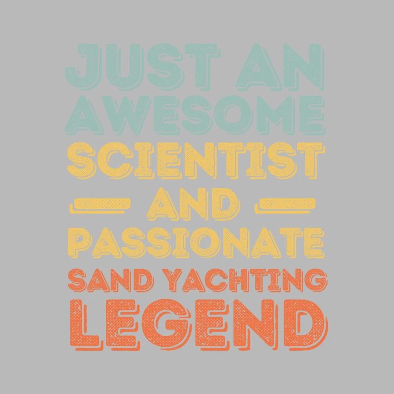 Scientist sand sailing retro