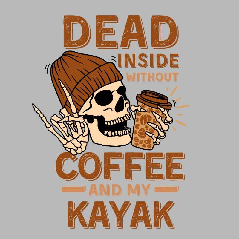 Coffee Kayaking skeleton