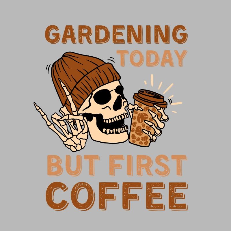 Squelette de jardinage de café
