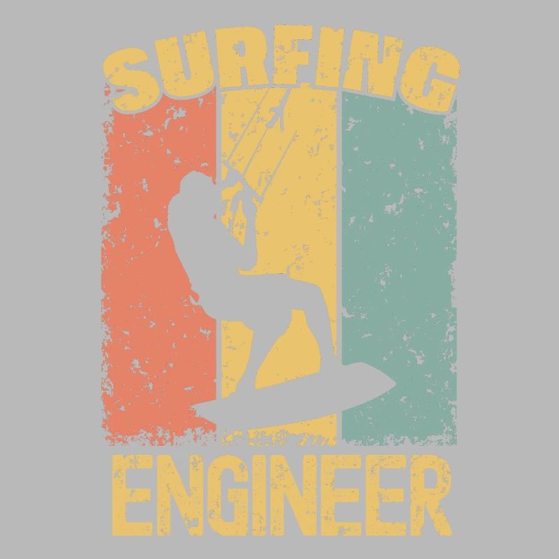 Kitesurfing Engineer retro