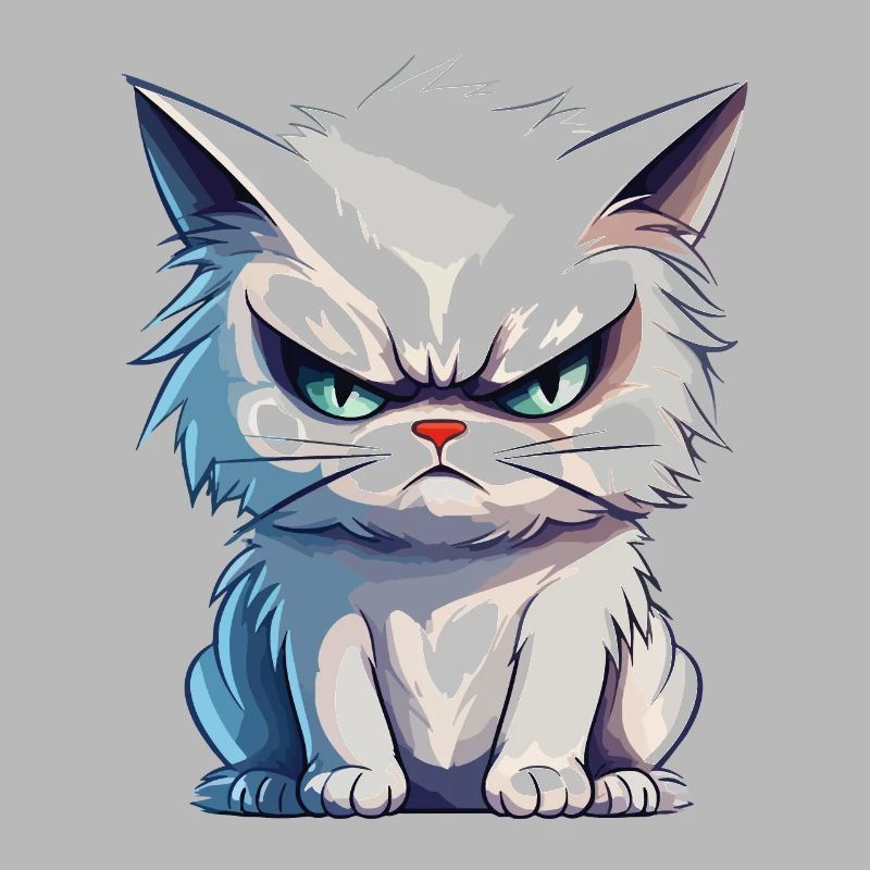 cat grumpy grumpy grumpy meow funny