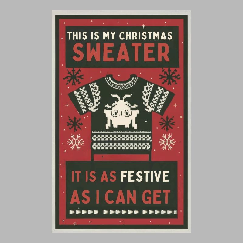 C’est mon pull de Noël.