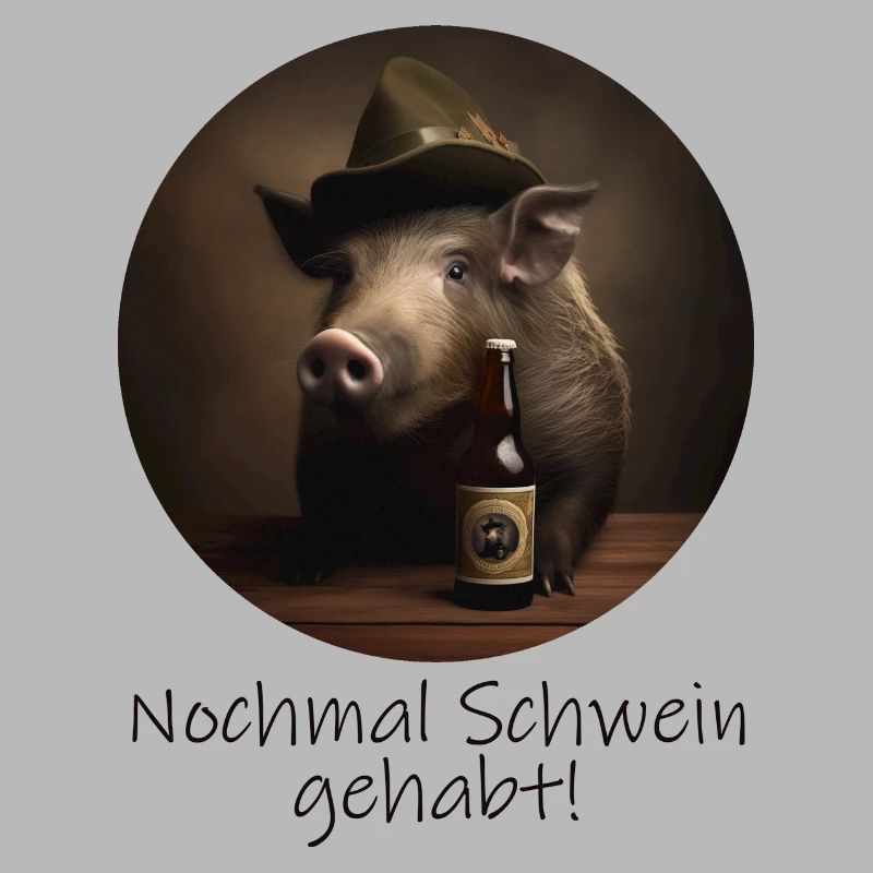Sanglier avec chapeau - J’ai encore eu du cochon !