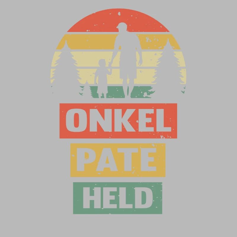 Onkel Pate Held Taufpate Retro Patenonkel Geschenk