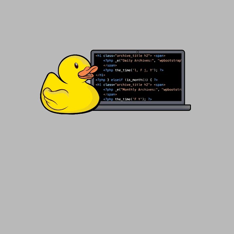 Programmierer Ente Programmieren Debugging Lustig