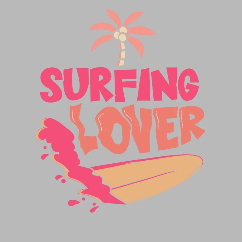 Surfing Lovers Surfboard Surf Surfer