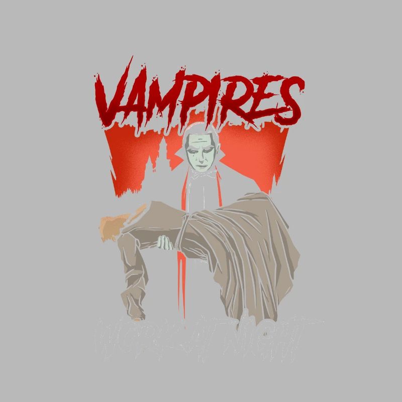 Only vampires work day shift sayings at night