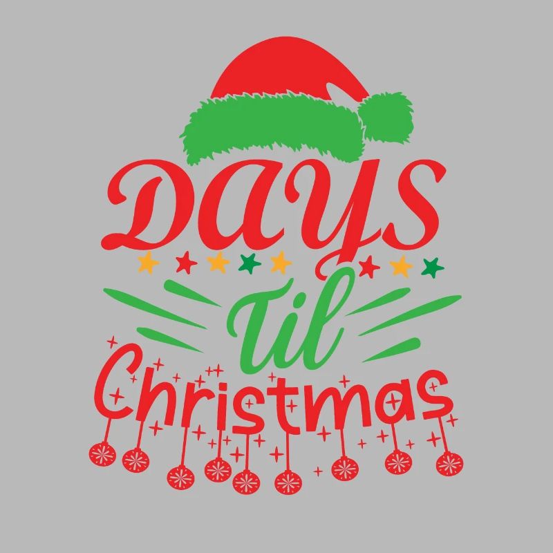 Days until Christmas Norwegian Pattern