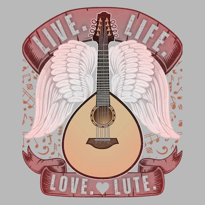 Luth, instrument de luth, joueur de luth, disant