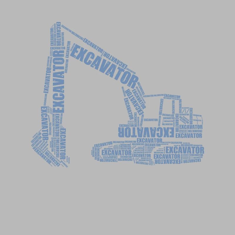 Excavator excavator driver from words Excavator driver