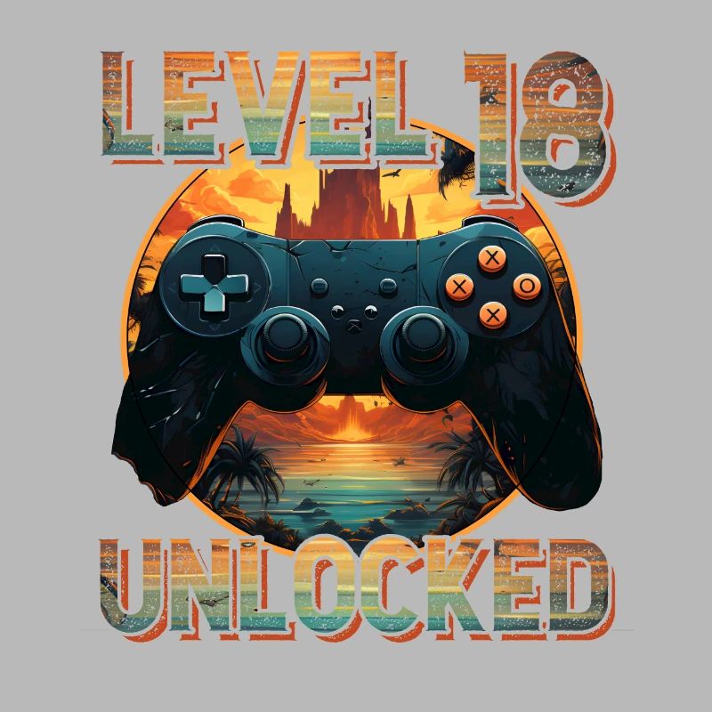 18. Geburtstag Gamer Nerd Controller Geschenkidee