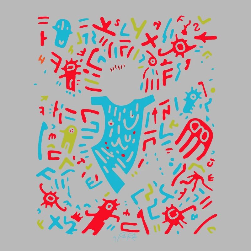 Abondance de dessins animés Pop Art