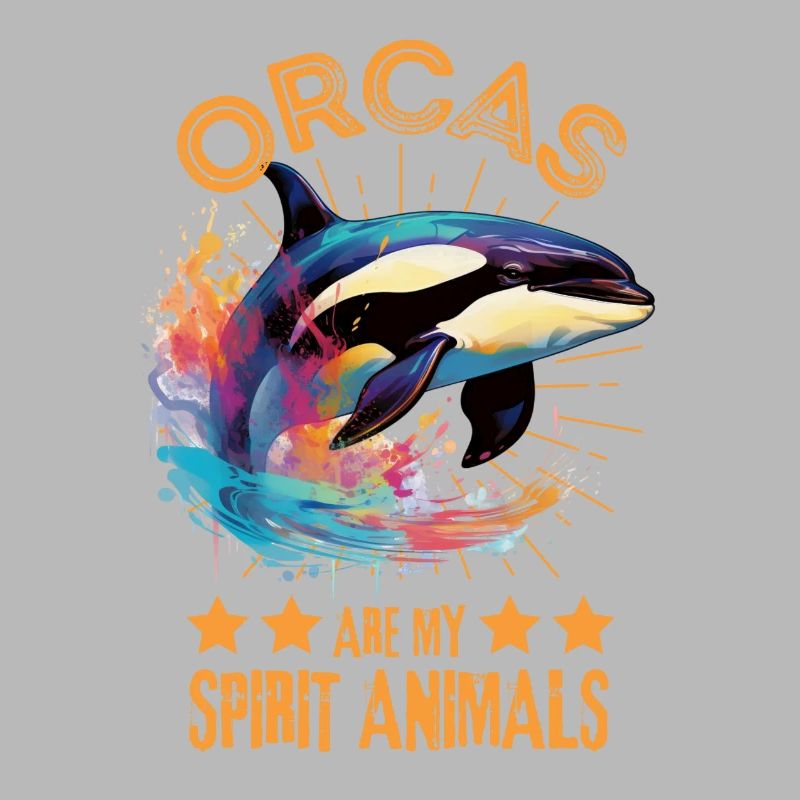 Bunter Schwertwal Orca