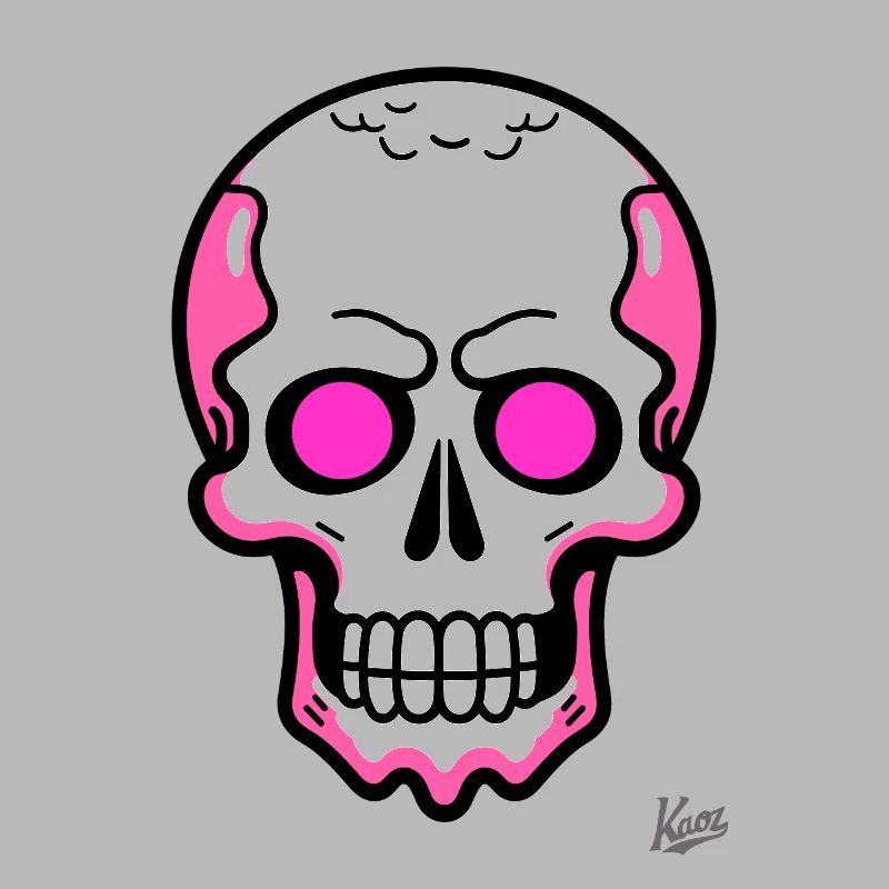 Tout simplement un crâne de crâne de dessin animé cool