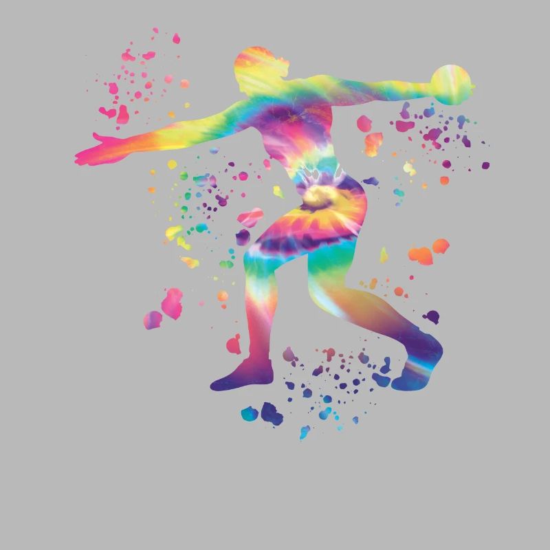 Diskuswerfer Colorsplash Diskuswurf