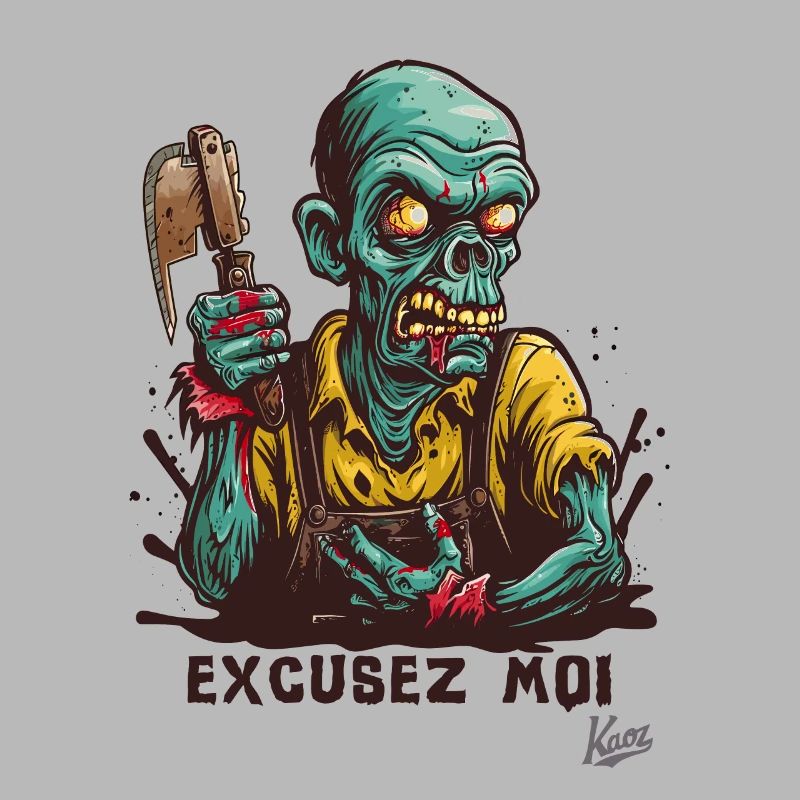 Zombie Worker : Squelette « Excusez-moi »