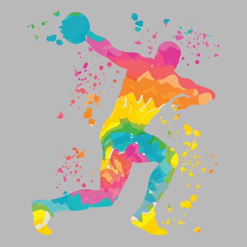 Diskuswerfer Colorsplash Diskuswurf