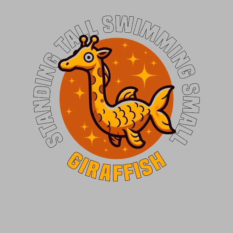 STANDING TALL SWIMMING SMALL - GIRAFFE AND FISH