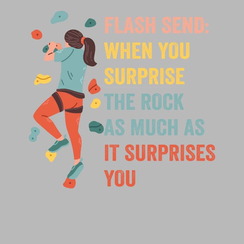 Boulderer Flash Send Bouldern