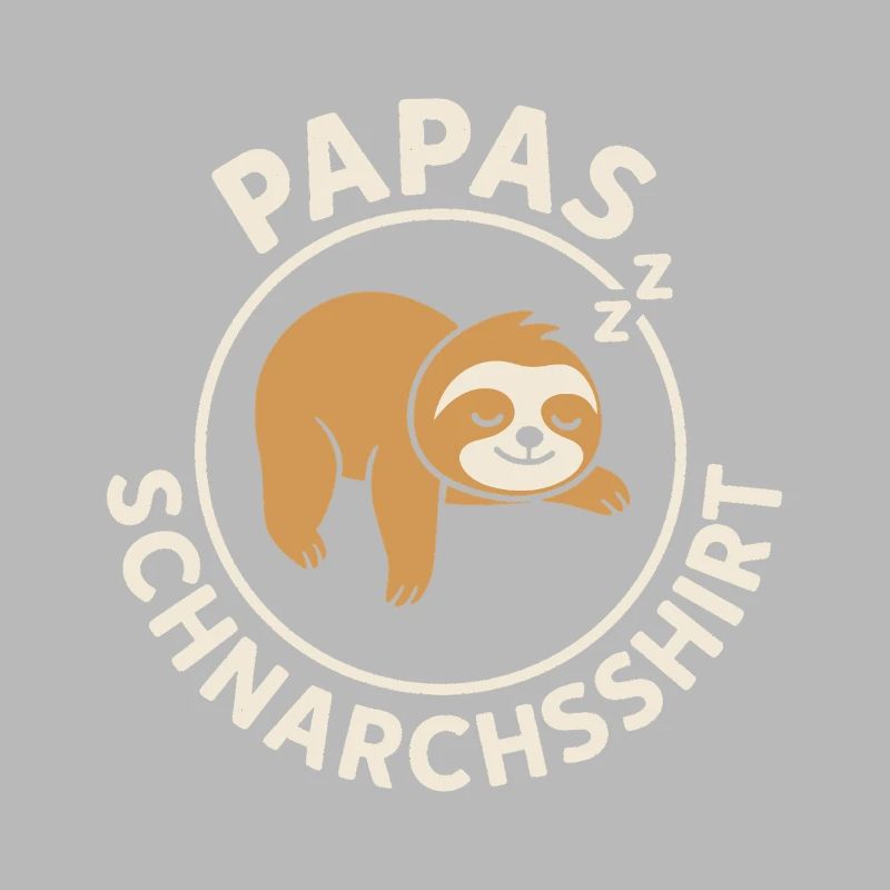 Vaterschaft PAPAS SCHNARCHSSHIRT LUSTIG