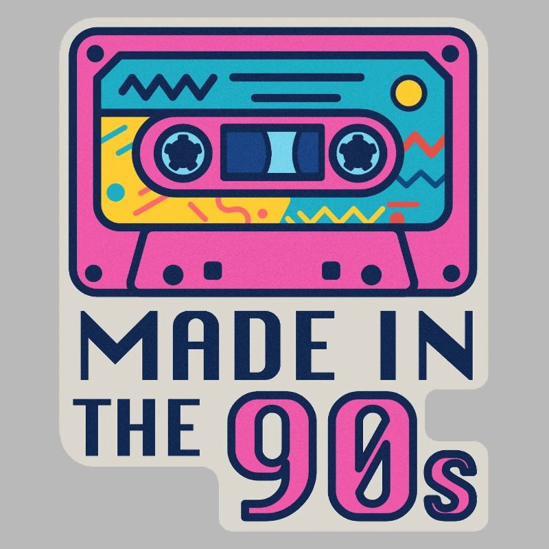 Kassette 90er Nostalgie Design