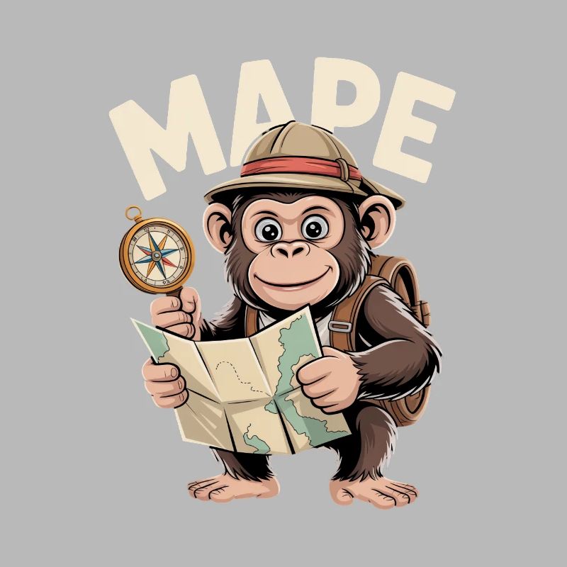 MAPE Monkey with Map and Compass Adventure