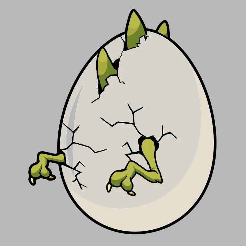 Ostern mit gebrochener Eiblüte