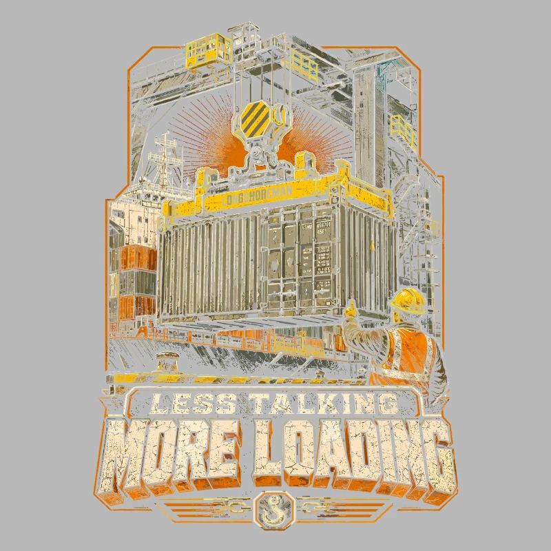 Dock Workers Less Talking More Loading