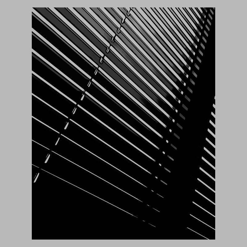 Rayures noir transparent
