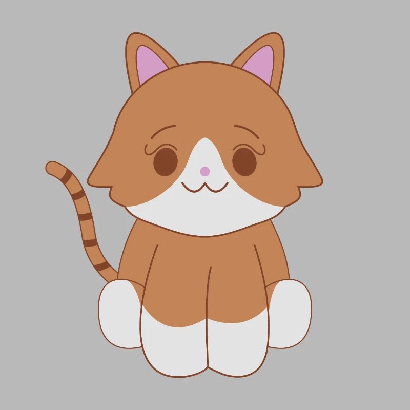 Braune Tabby-Katze