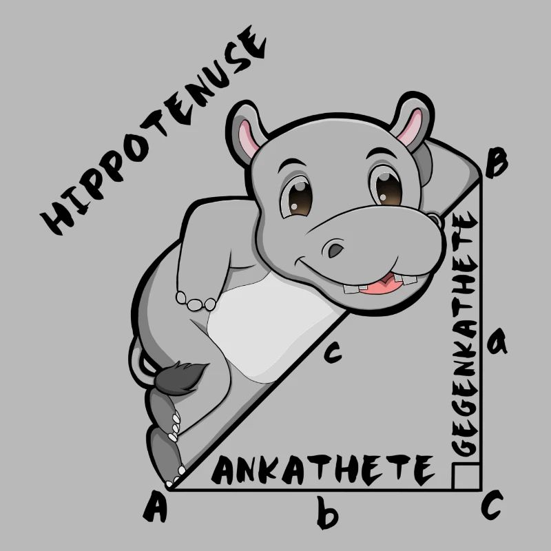 Hippotenuse Cool Fun Shirt Pythagoras Math Lovers