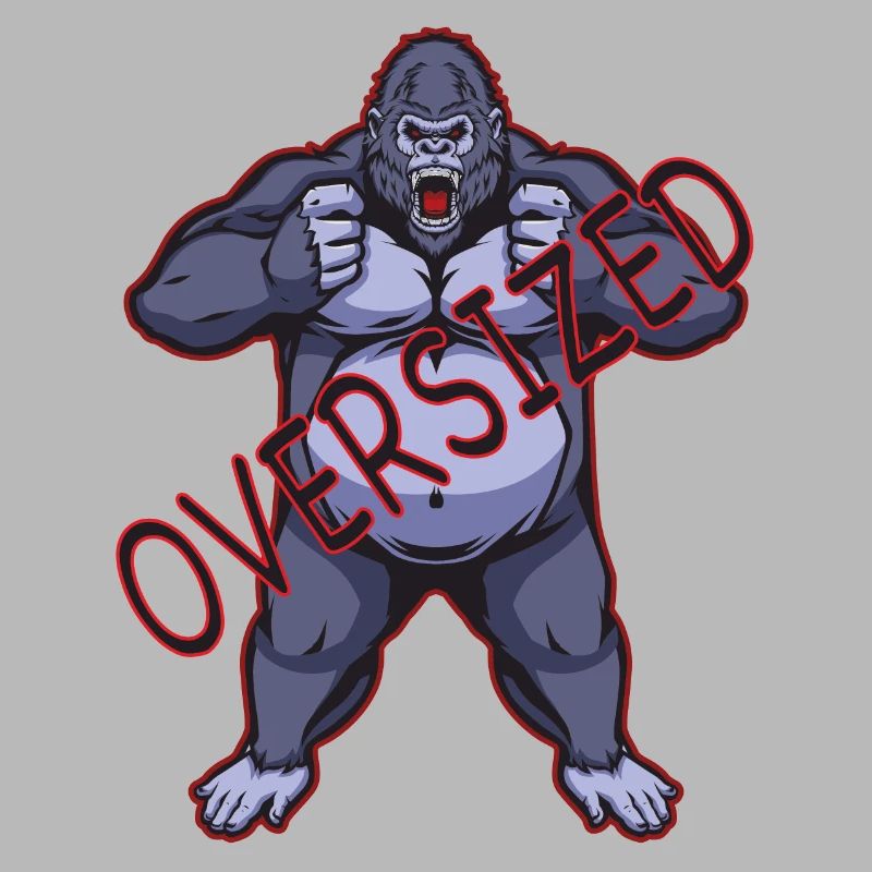 Gorilla Oversized Powerlifting Poids lourd Bulking