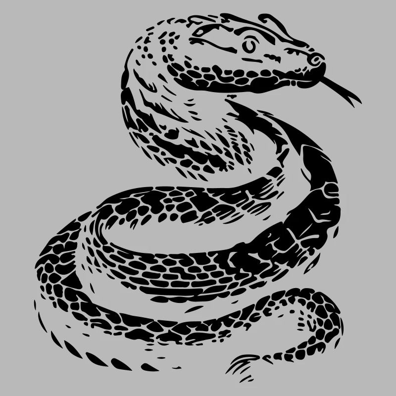 Silhouette de serpent