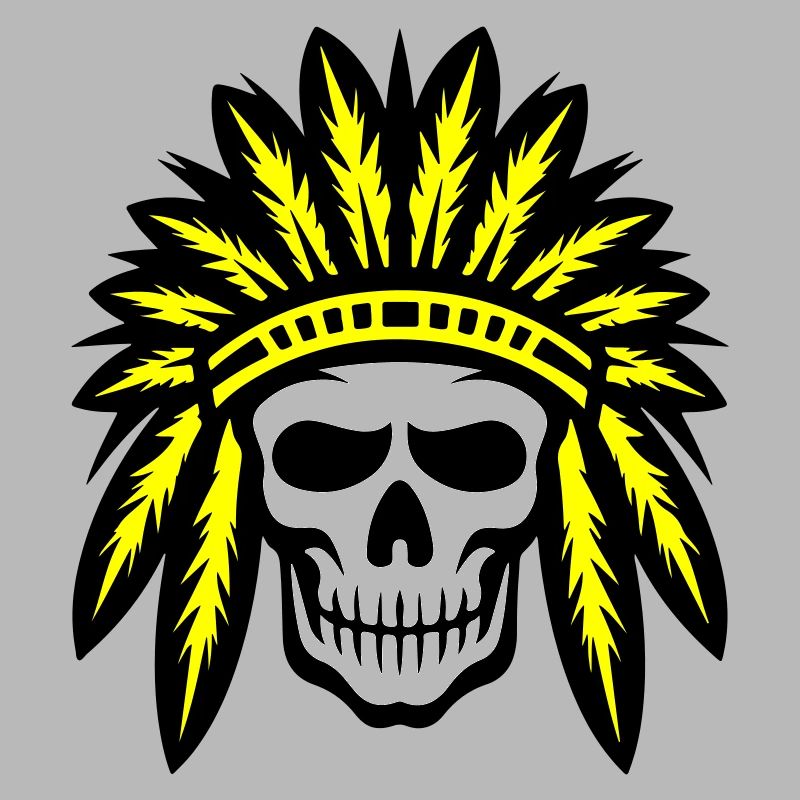 Apache Indianer Häuptling Totenkopf