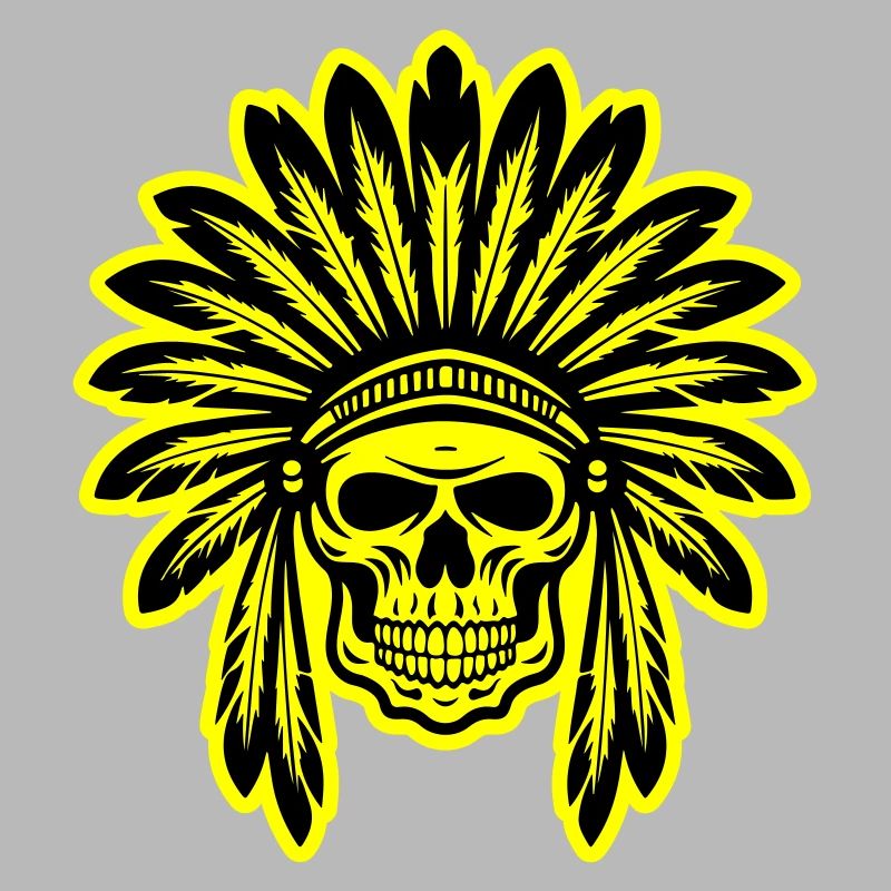 Crâne de chef indien apache