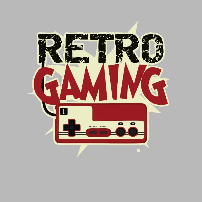 Retro gaming game console controller