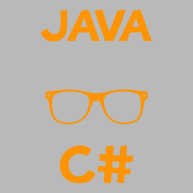 Java Programmer wear glasses C # Programmer