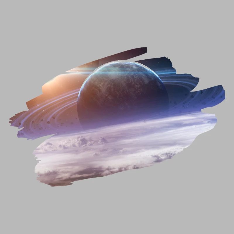 planète dans l'espace space