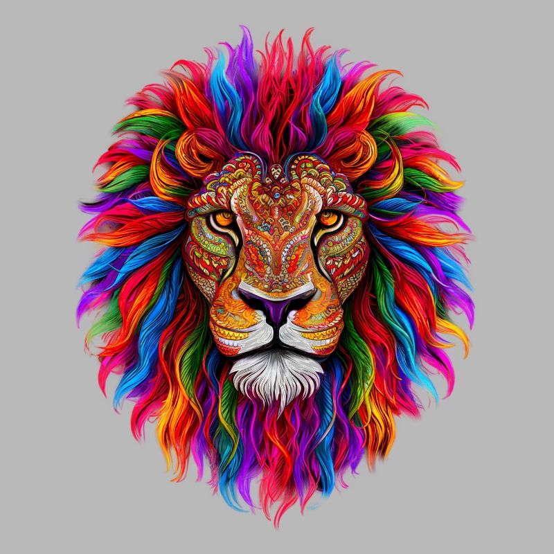 Psychedelic Lion