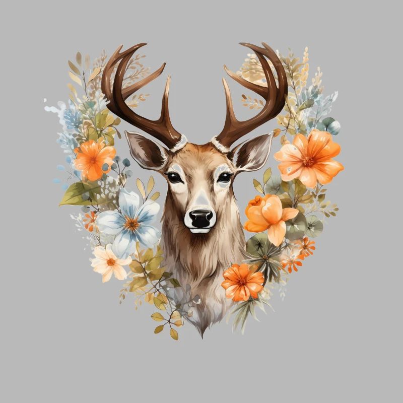 Remplacement dirndl cerf bois cerf cerf