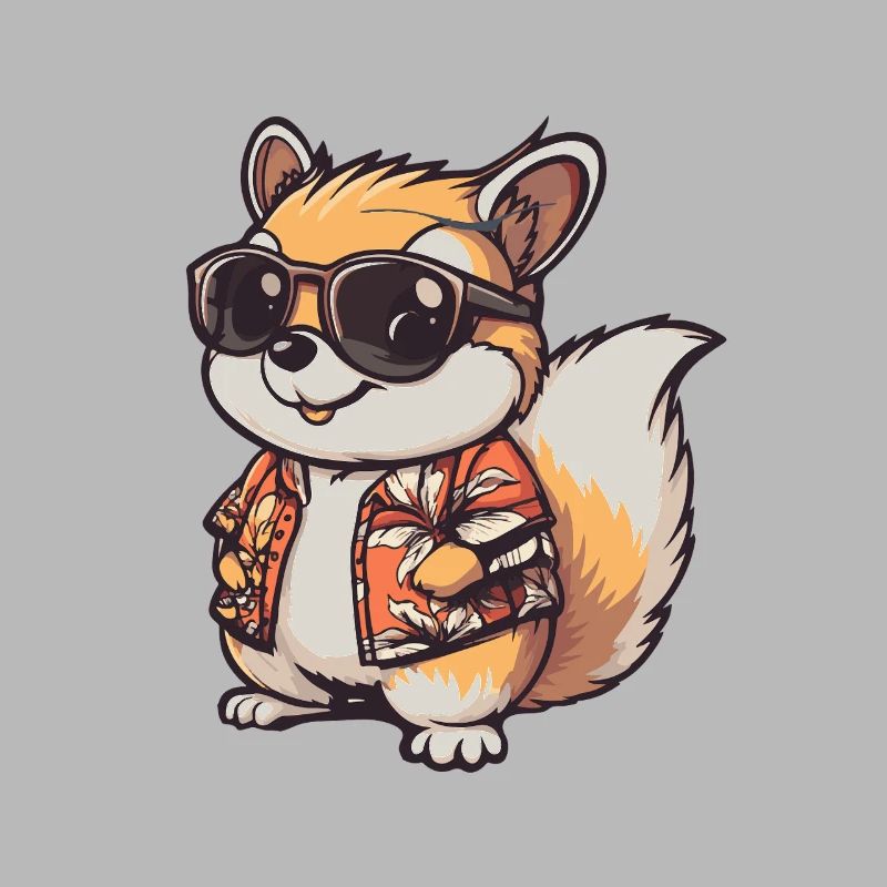 Squirrel Comic Holiday